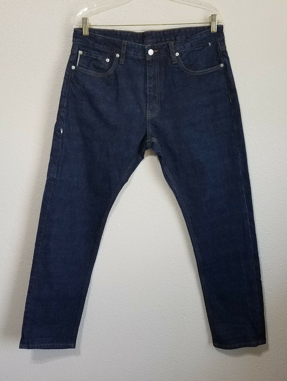 BYLT Basics Men’s Indigo Selvedge Slim Fit Jeans